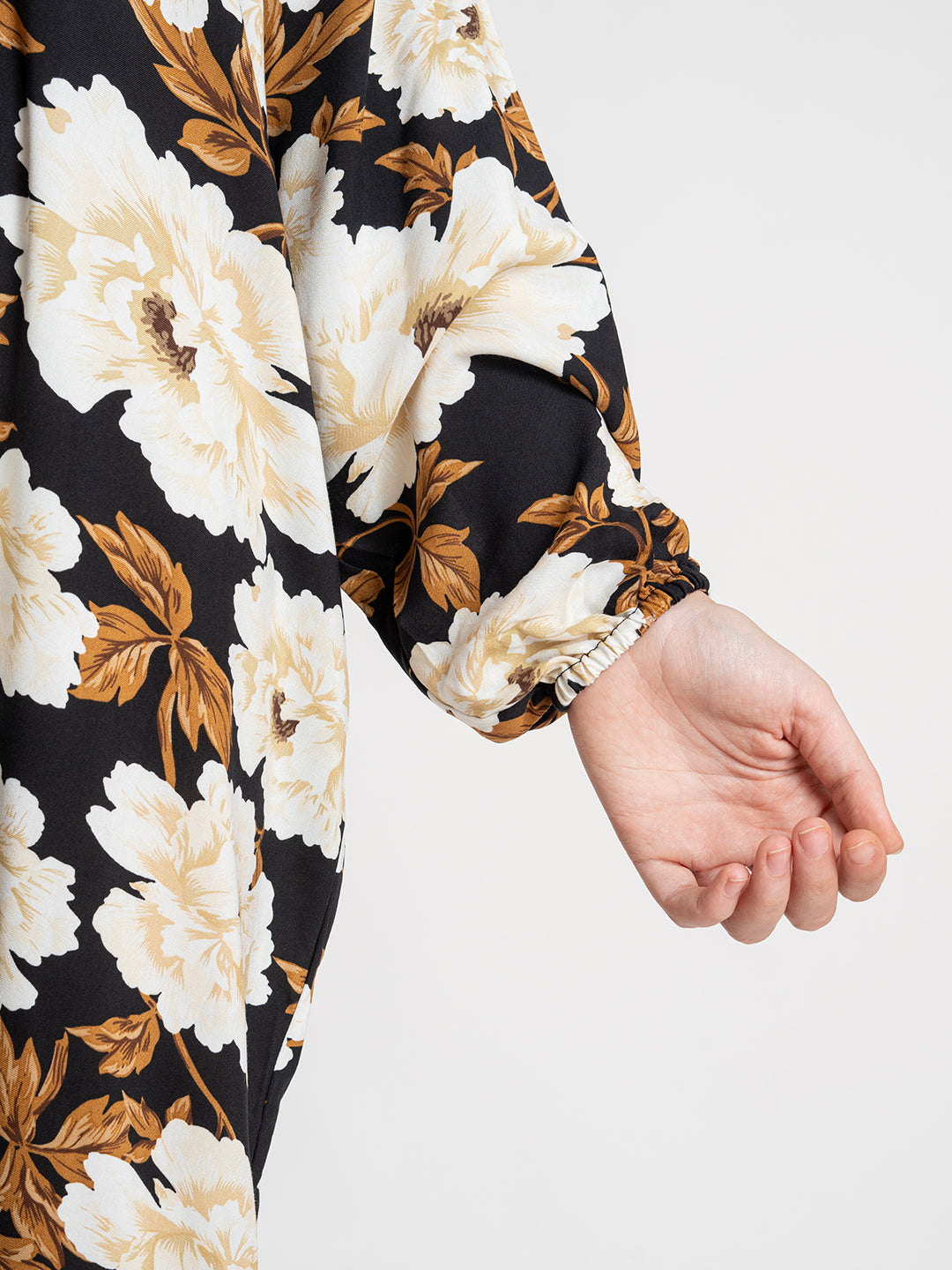 SANASH Collections Floral Printed With Scarf