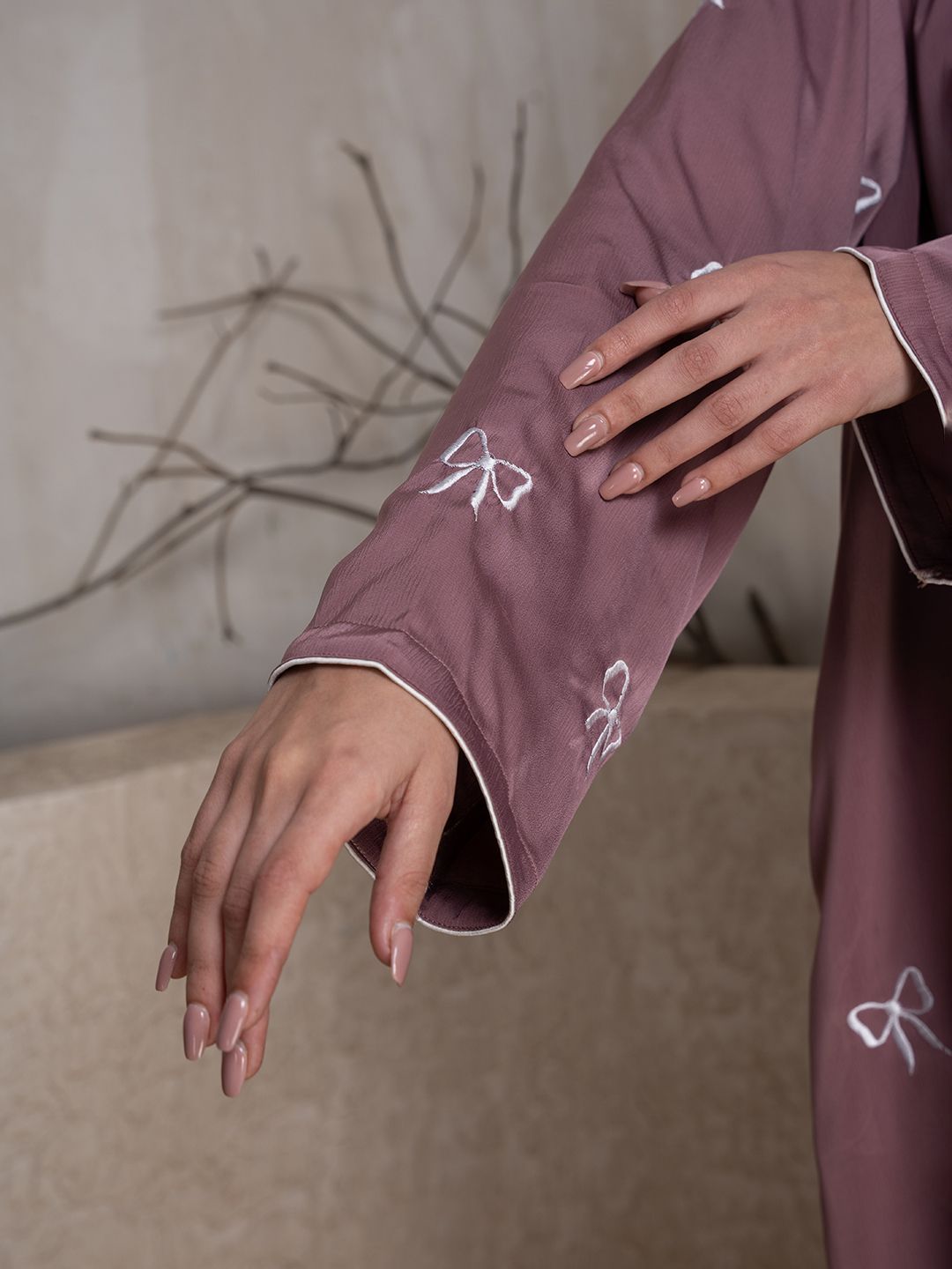 Women Embroidered Abaya Burqa