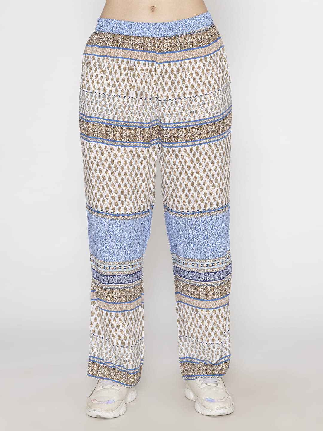 Royal Print Co-ords Set Mixed Blue