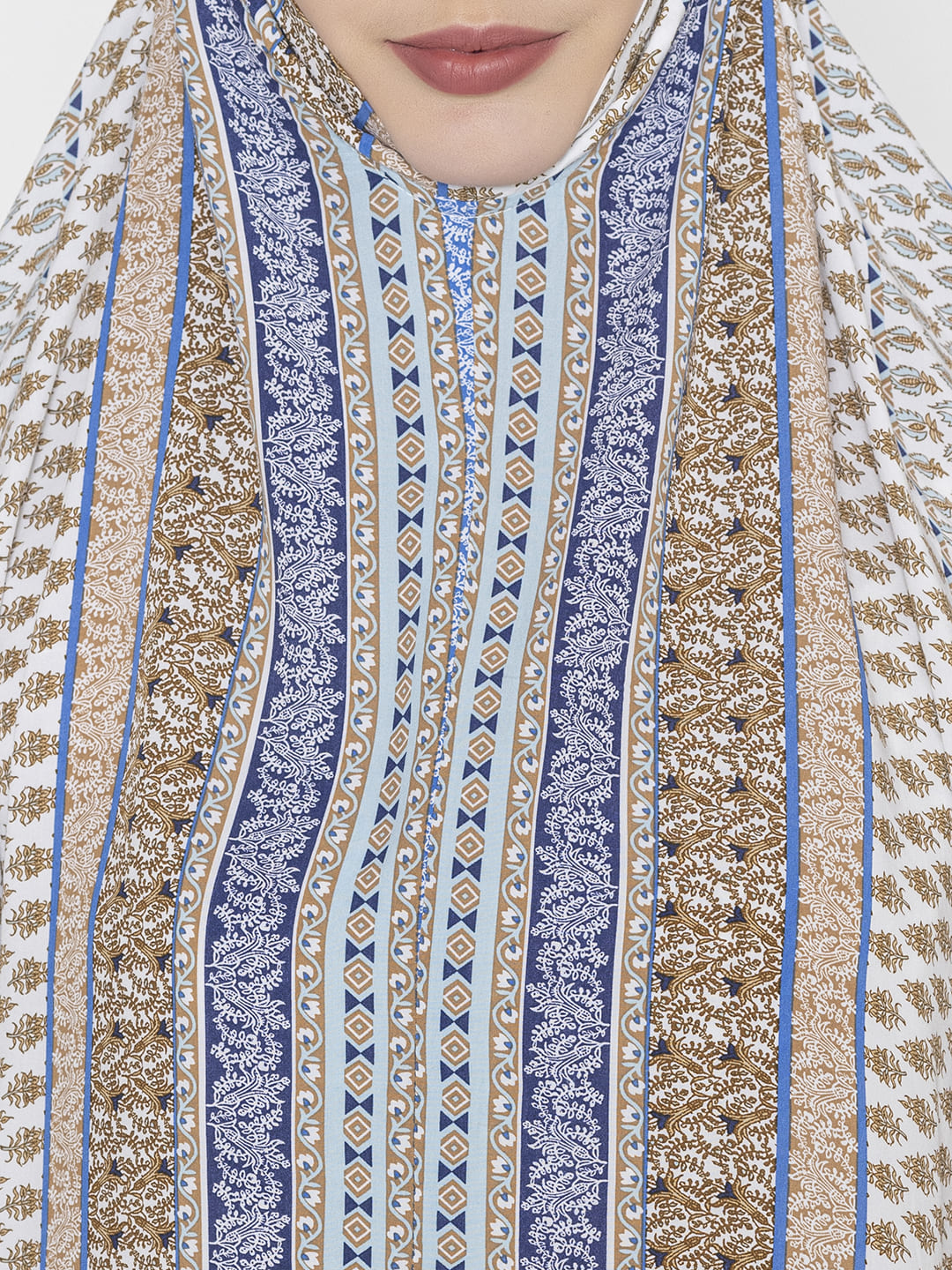 Royal Print Co-ords Set Mixed Blue