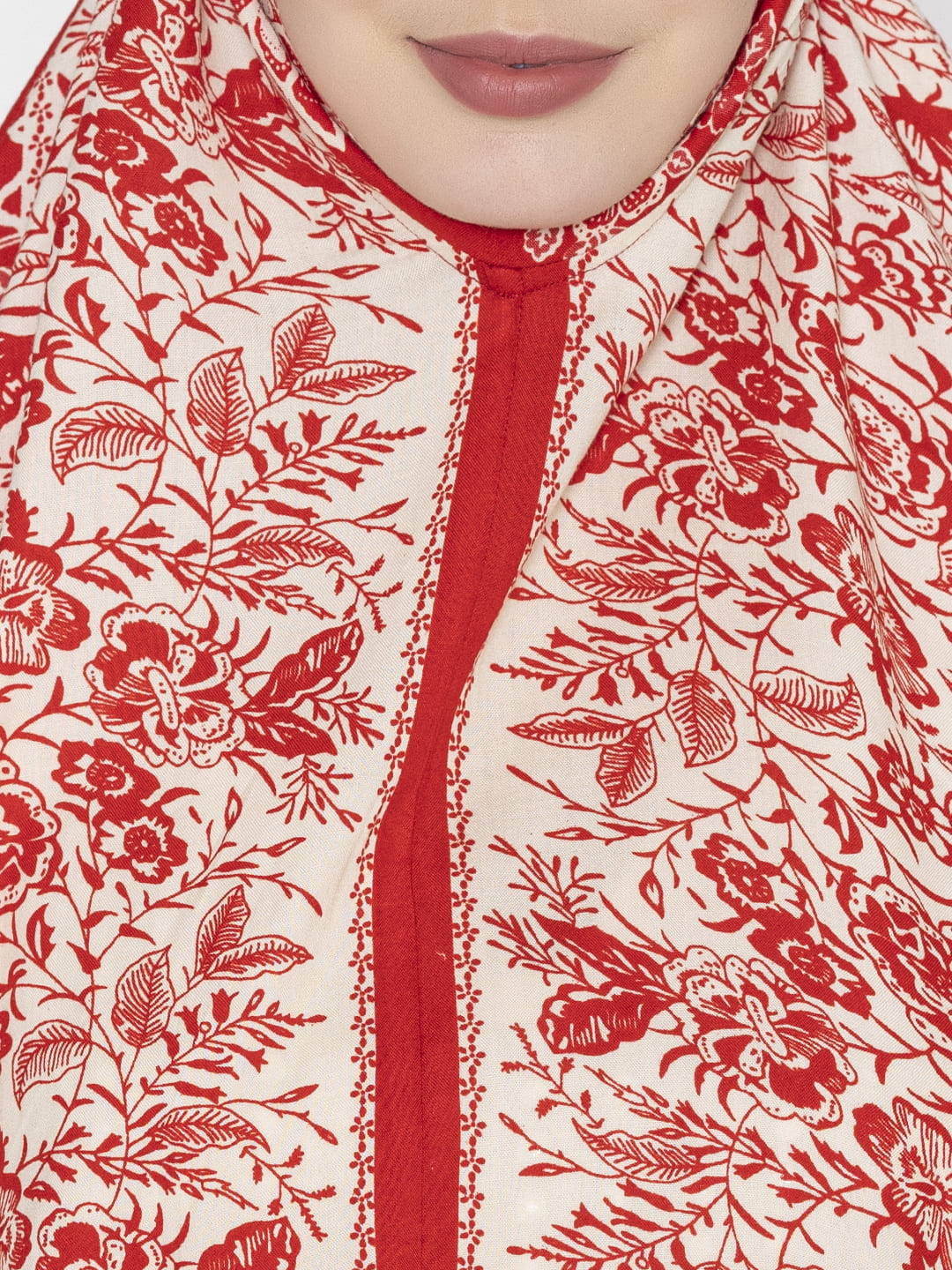 Floral Print Co-ords Set Crimson Red