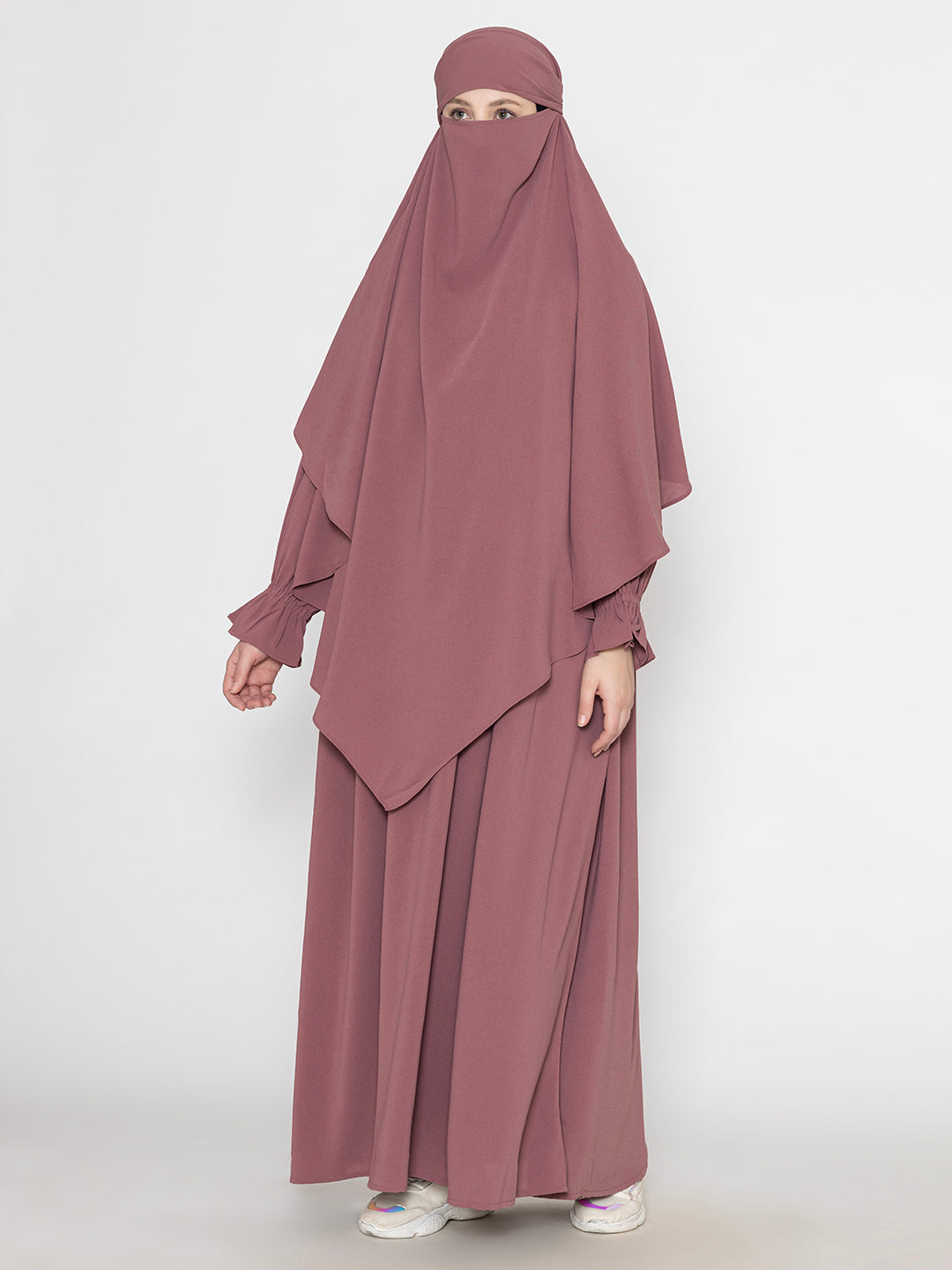 SANASH Collections Elasticated Sleeves Long Sleeved Burqas