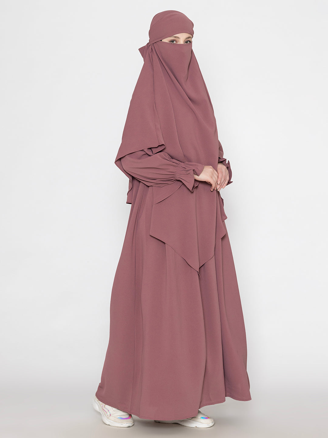 SANASH Collections Elasticated Sleeves Long Sleeved Burqas