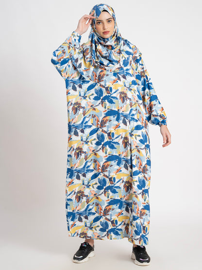 SANASH Collections Floral Printed Burqa Gown