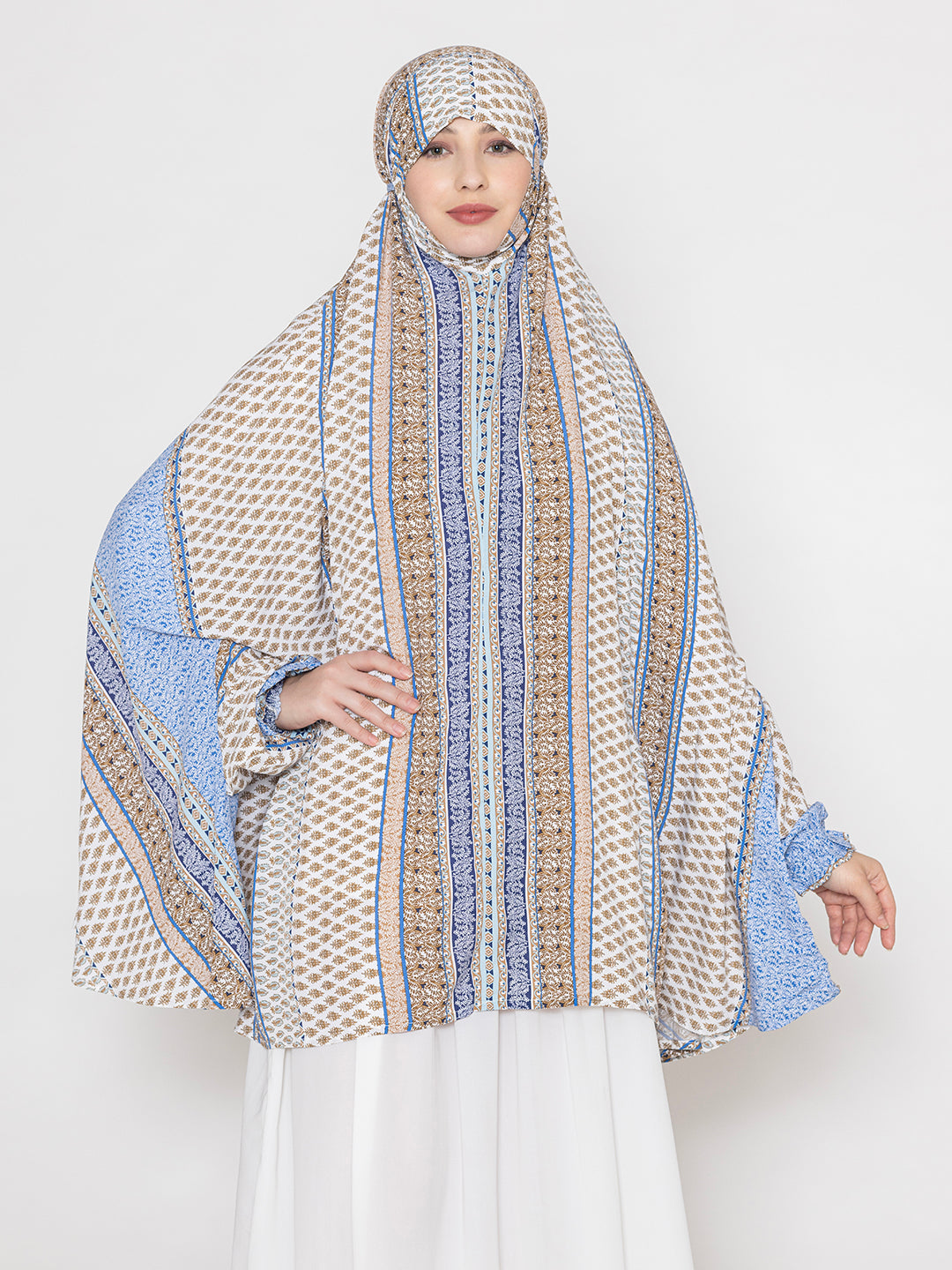 SANASH Collections Ethnic Motifs Printed Namaz Hijab