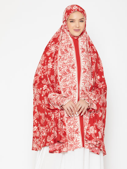 Floral Patterned Namaz Dupatta
