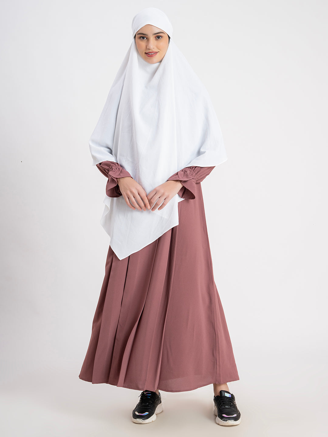 Single Layer Khimar in CYK fabric