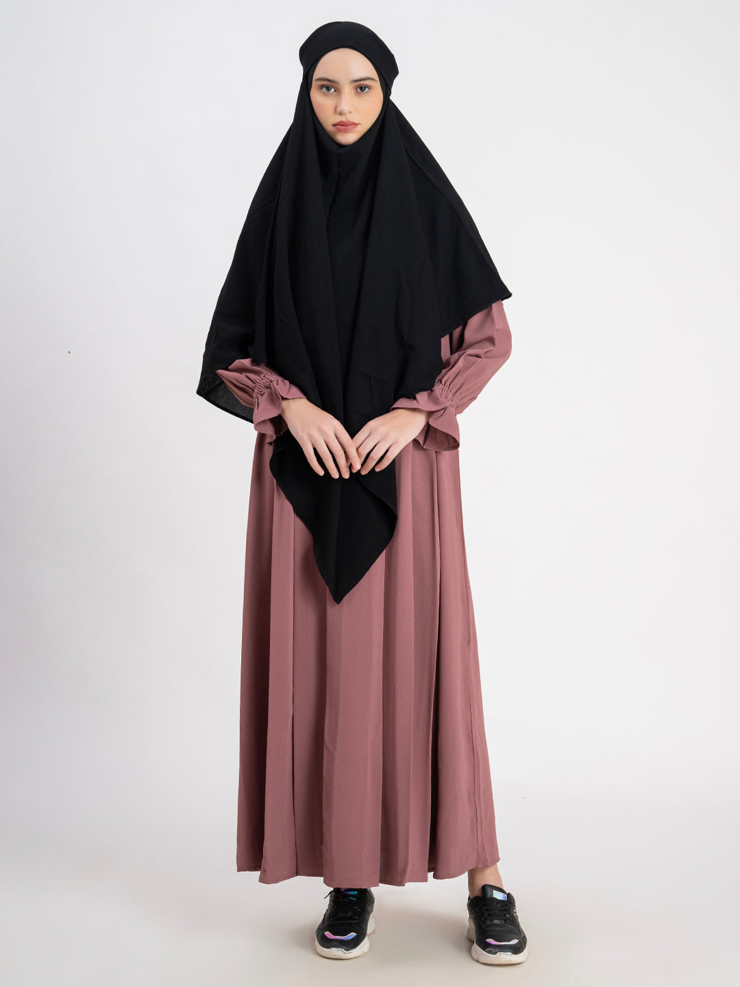 Single Layer Khimar in CYK fabric
