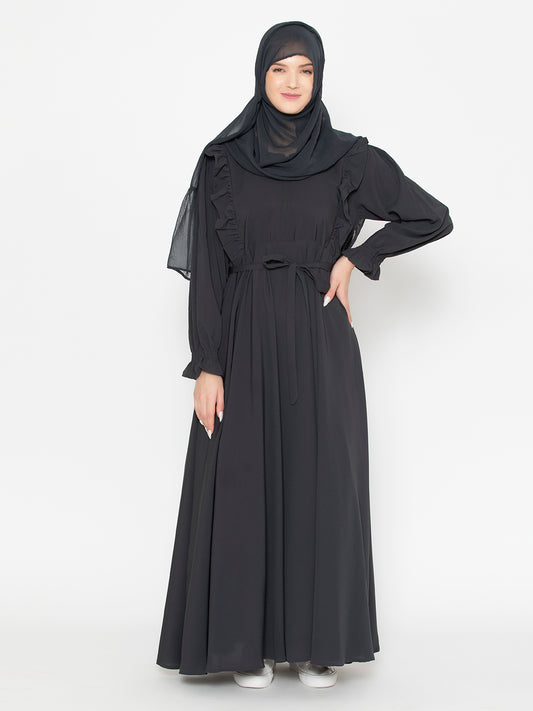 SANASH Collections Zipper Abaya Burqa