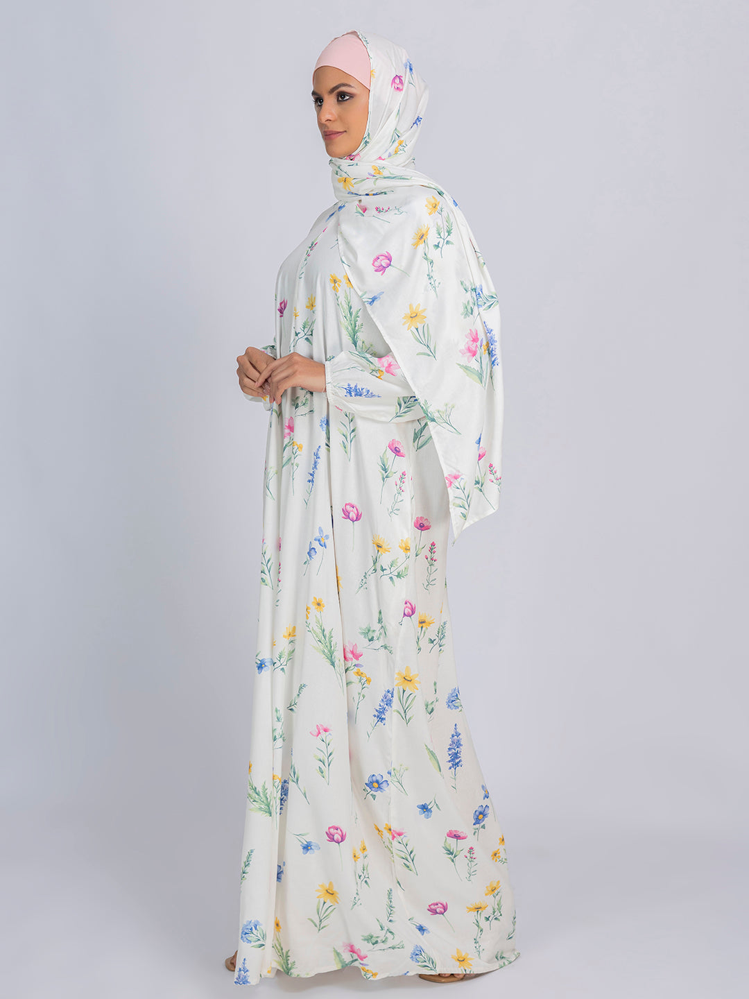 Floral Bliss Modest prayer Dress