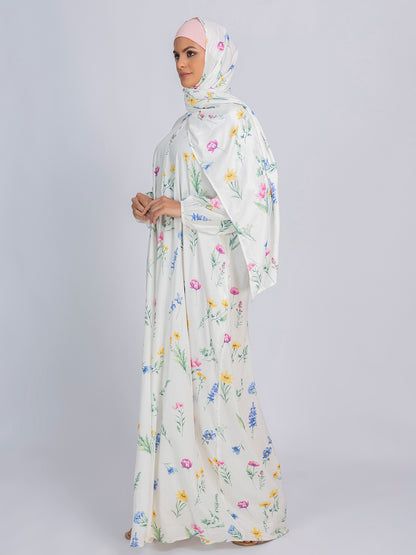 Floral Bliss Modest prayer Dress