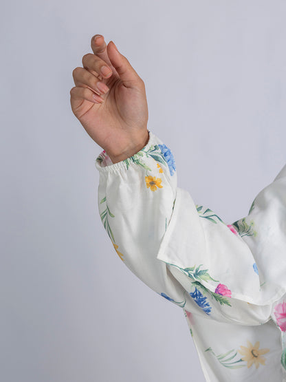 Floral Bliss Modest prayer Dress