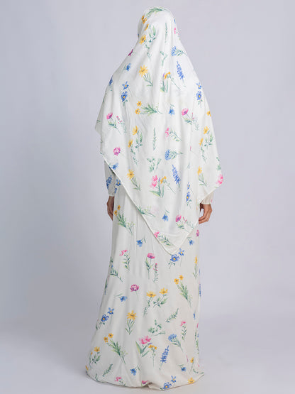 Floral Bliss Modest prayer Dress