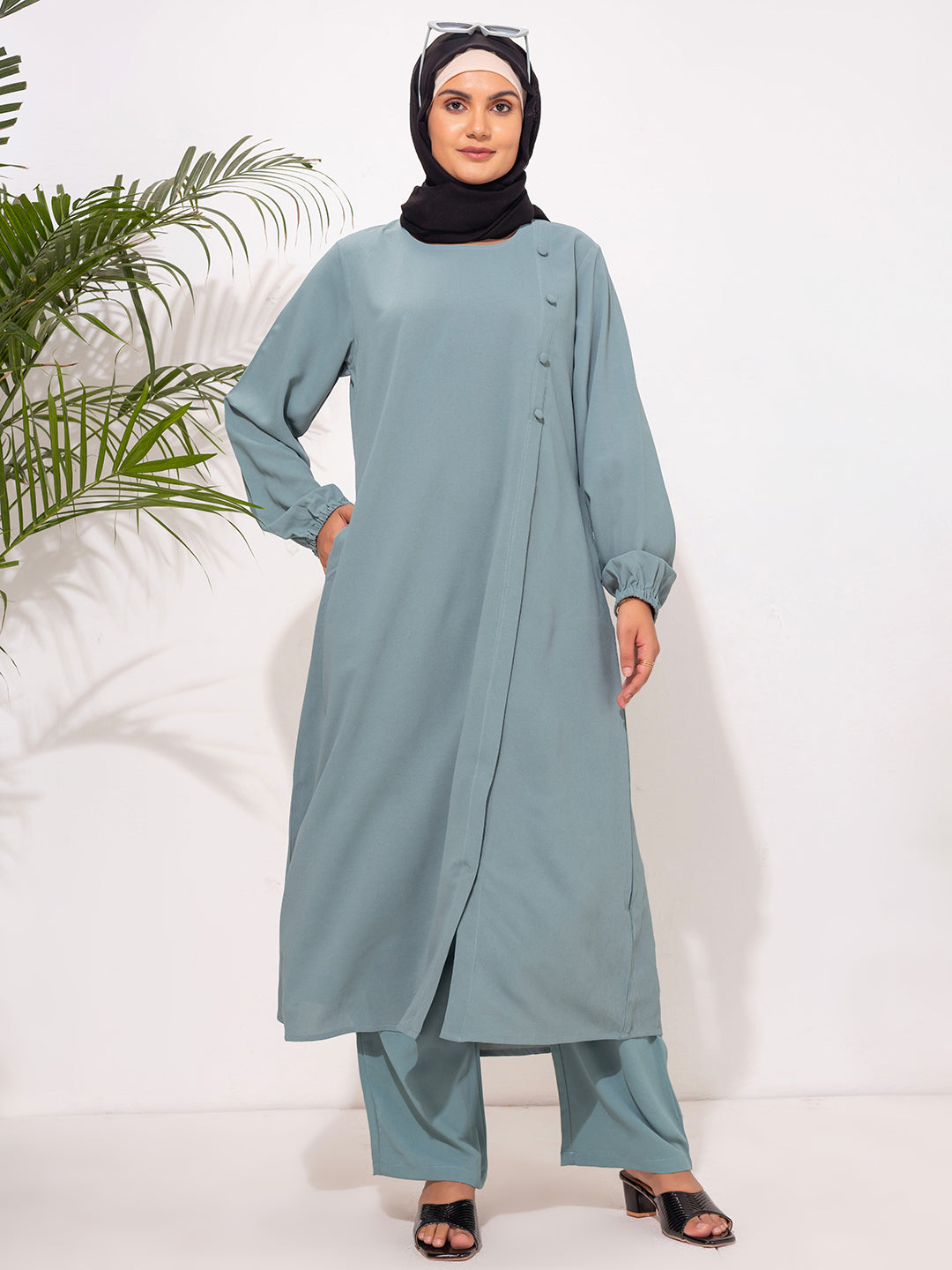Serene Blue Modest Two-Piece Set