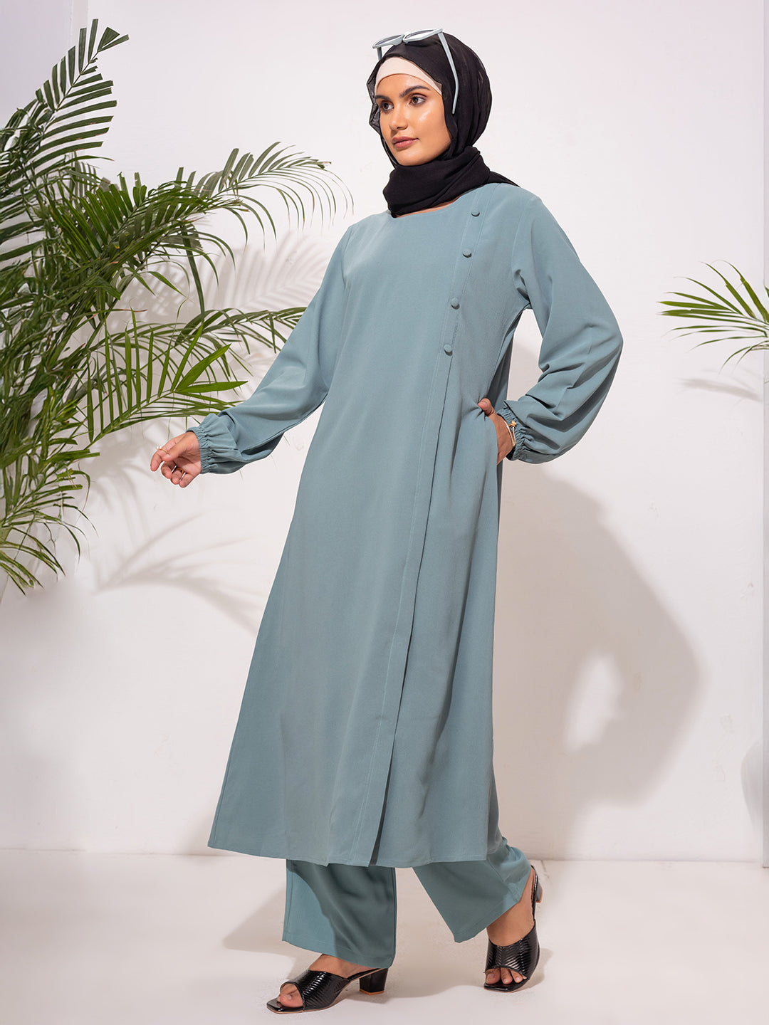 Serene Blue Modest Two-Piece Set
