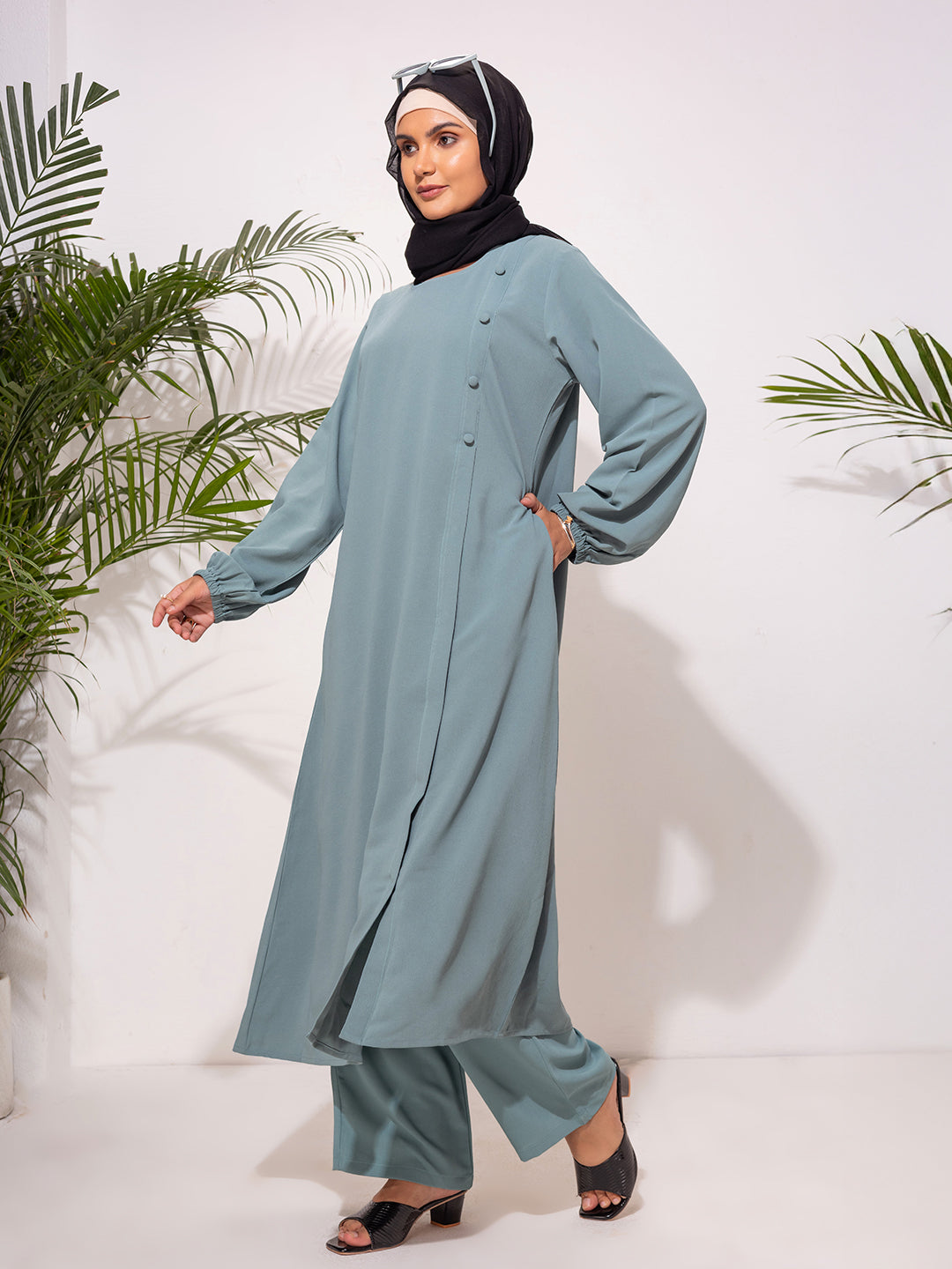 Serene Blue Modest Two-Piece Set