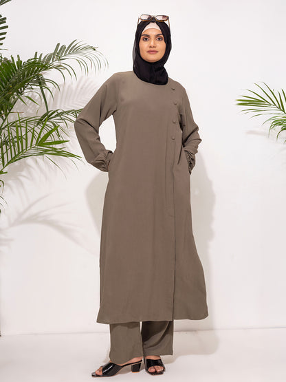 Olive Green Two-Piece Set