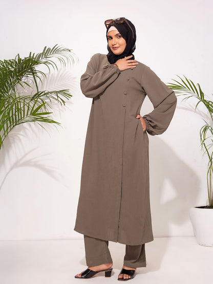 Olive Green Two-Piece Set