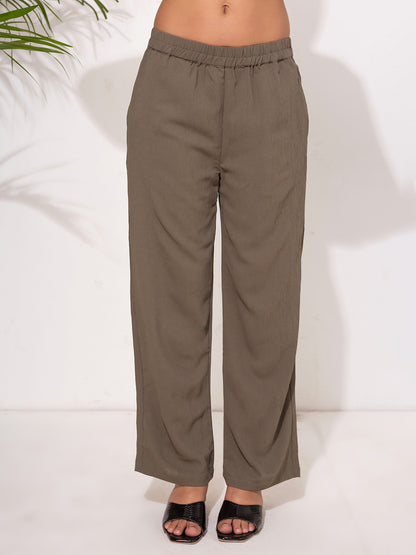 Olive Green Two-Piece Set