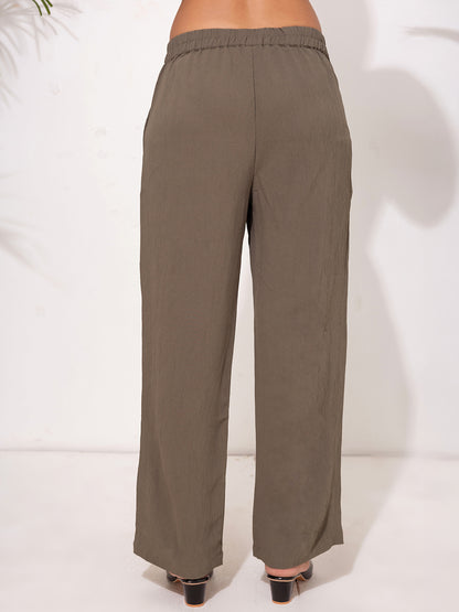 Olive Green Two-Piece Set