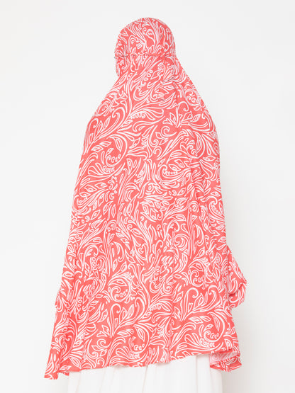 Printed Shibori Viscose Namaz Makhna with Digital Print
