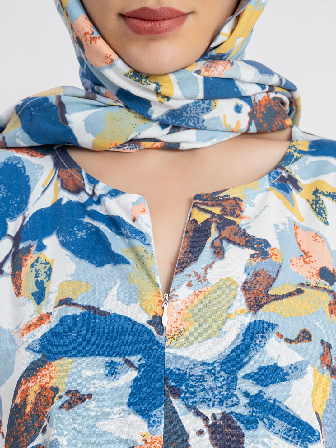 SANASH Collections Floral Printed Burqa Gown