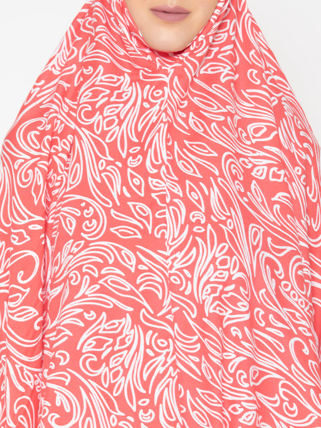 Printed Shibori Viscose Namaz Makhna with Digital Print
