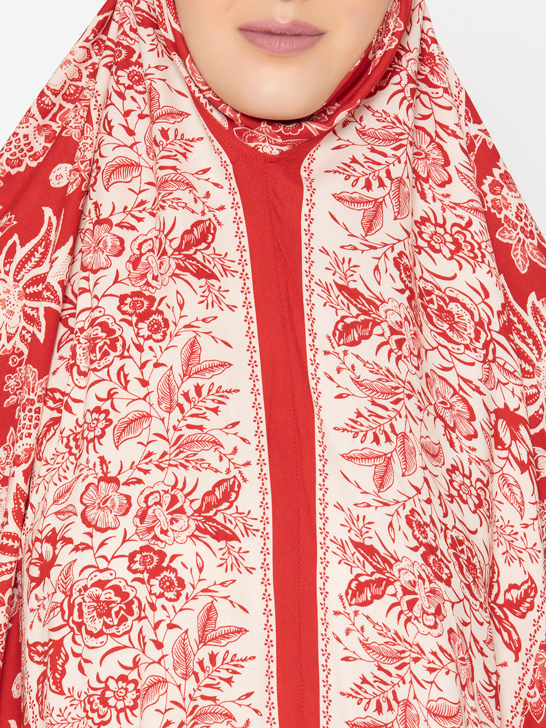 Floral Patterned Namaz Dupatta