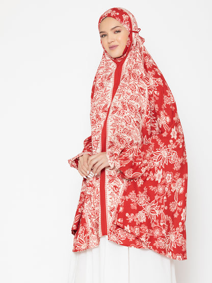 Floral Patterned Namaz Dupatta