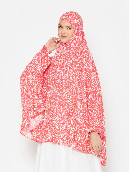 Printed Shibori Viscose Namaz Makhna with Digital Print