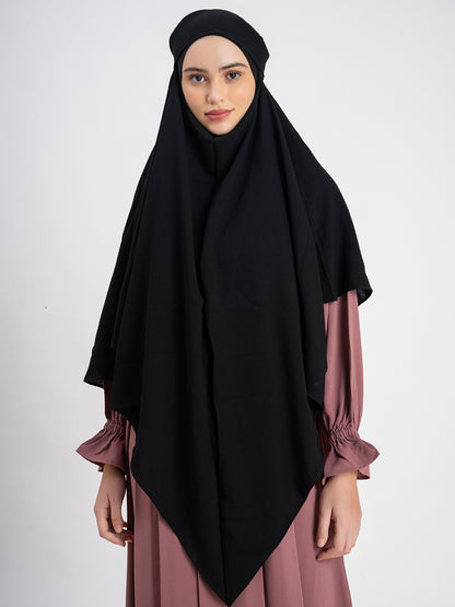 Single Layer Khimar in CYK fabric