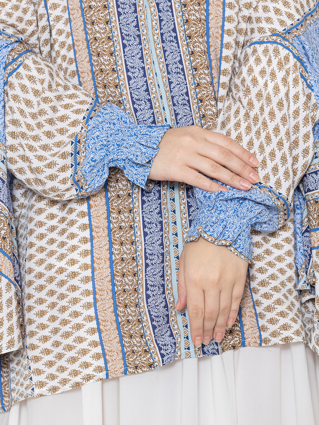 SANASH Collections Ethnic Motifs Printed Namaz Hijab