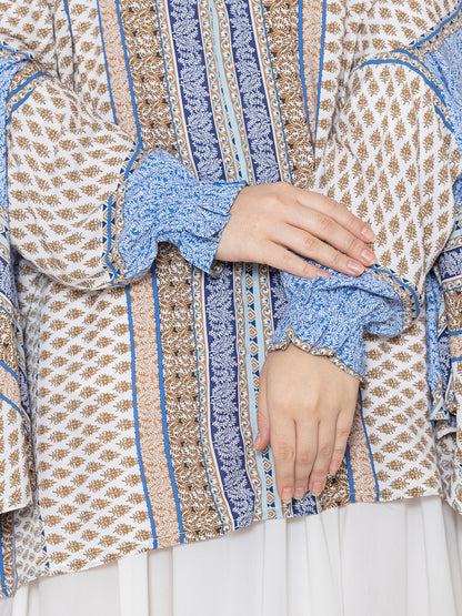 SANASH Collections Ethnic Motifs Printed Namaz Hijab