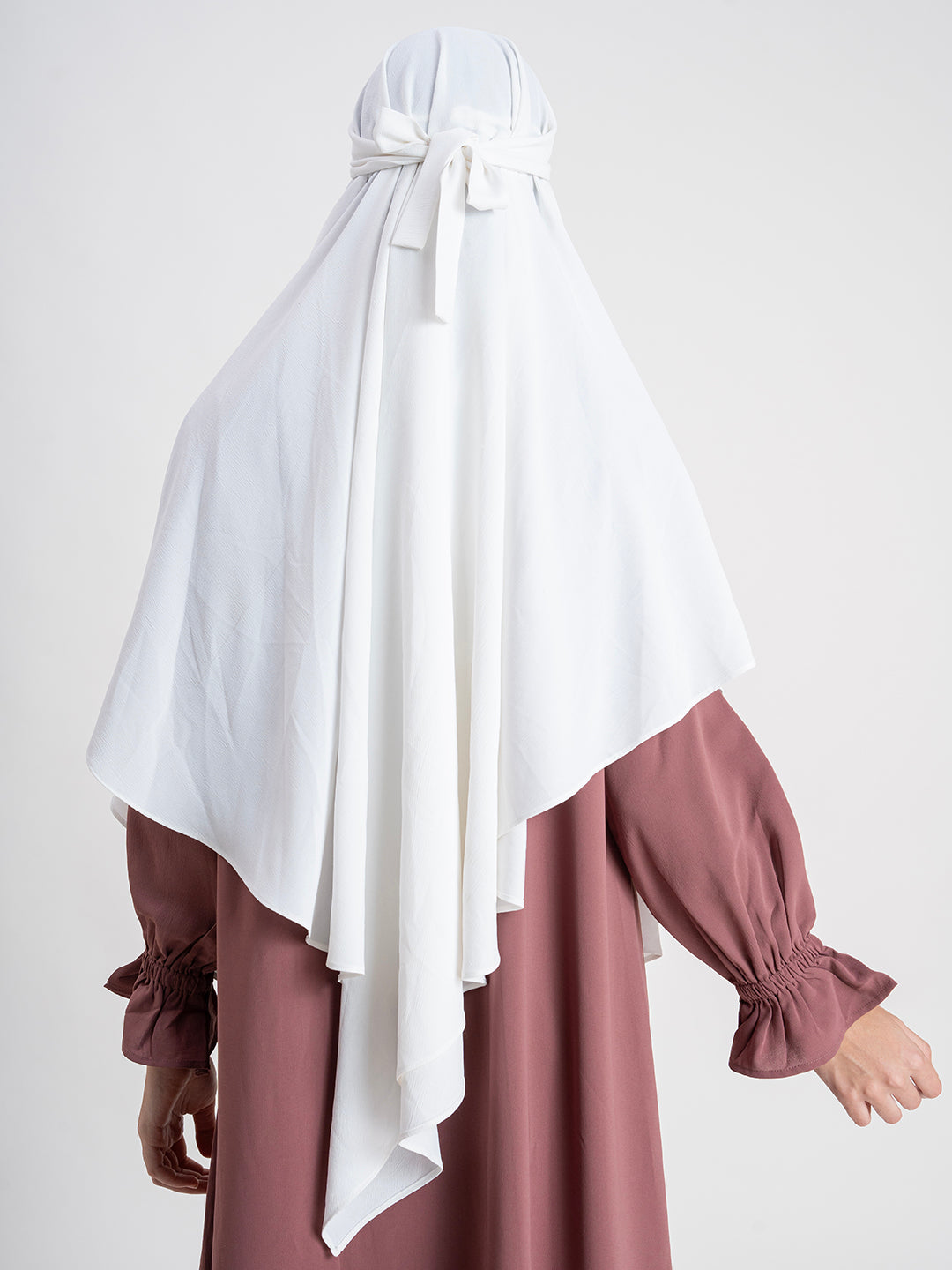 Single Layer Khimar in CYK fabric