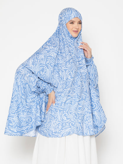 Lily Blossom Serene Viscose Namaz Makhna with Elasticated Sleeves