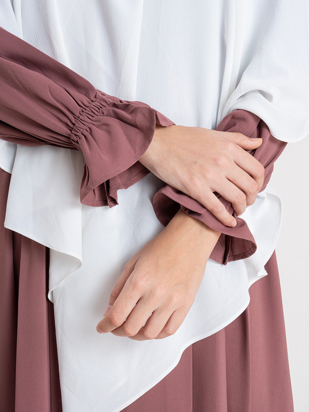 Single Layer Khimar in CYK fabric