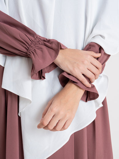 Single Layer Khimar in CYK fabric