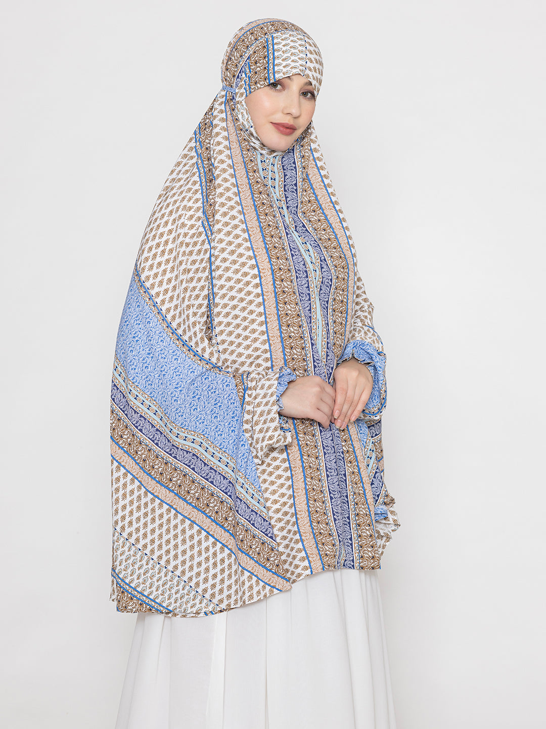 SANASH Collections Ethnic Motifs Printed Namaz Hijab