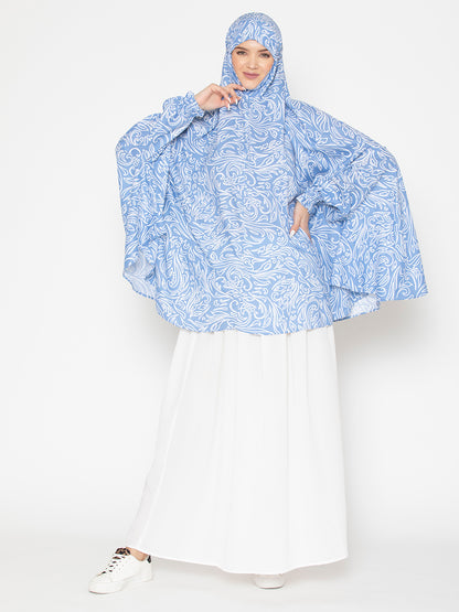 Lily Blossom Serene Viscose Namaz Makhna with Elasticated Sleeves