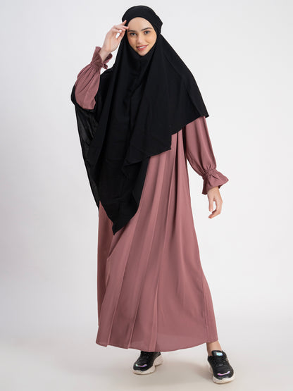 Single Layer Khimar in CYK fabric