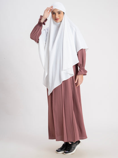 Single Layer Khimar in CYK fabric