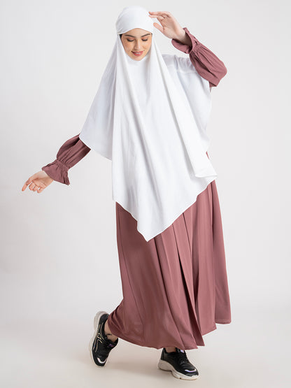 Single Layer Khimar in CYK fabric