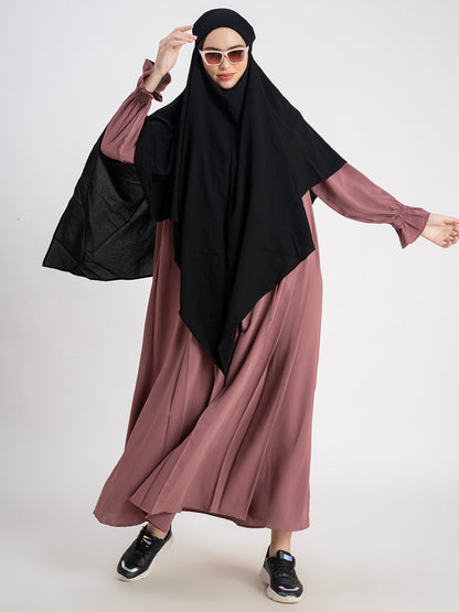 Single Layer Khimar in CYK fabric