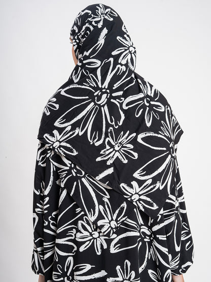 SANASH Collections Floral Printed With Scarf