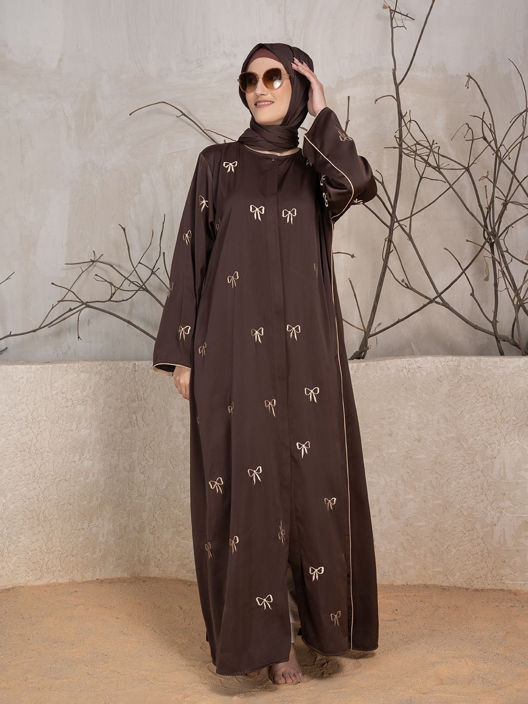 Women Embroidered Abaya Burqa