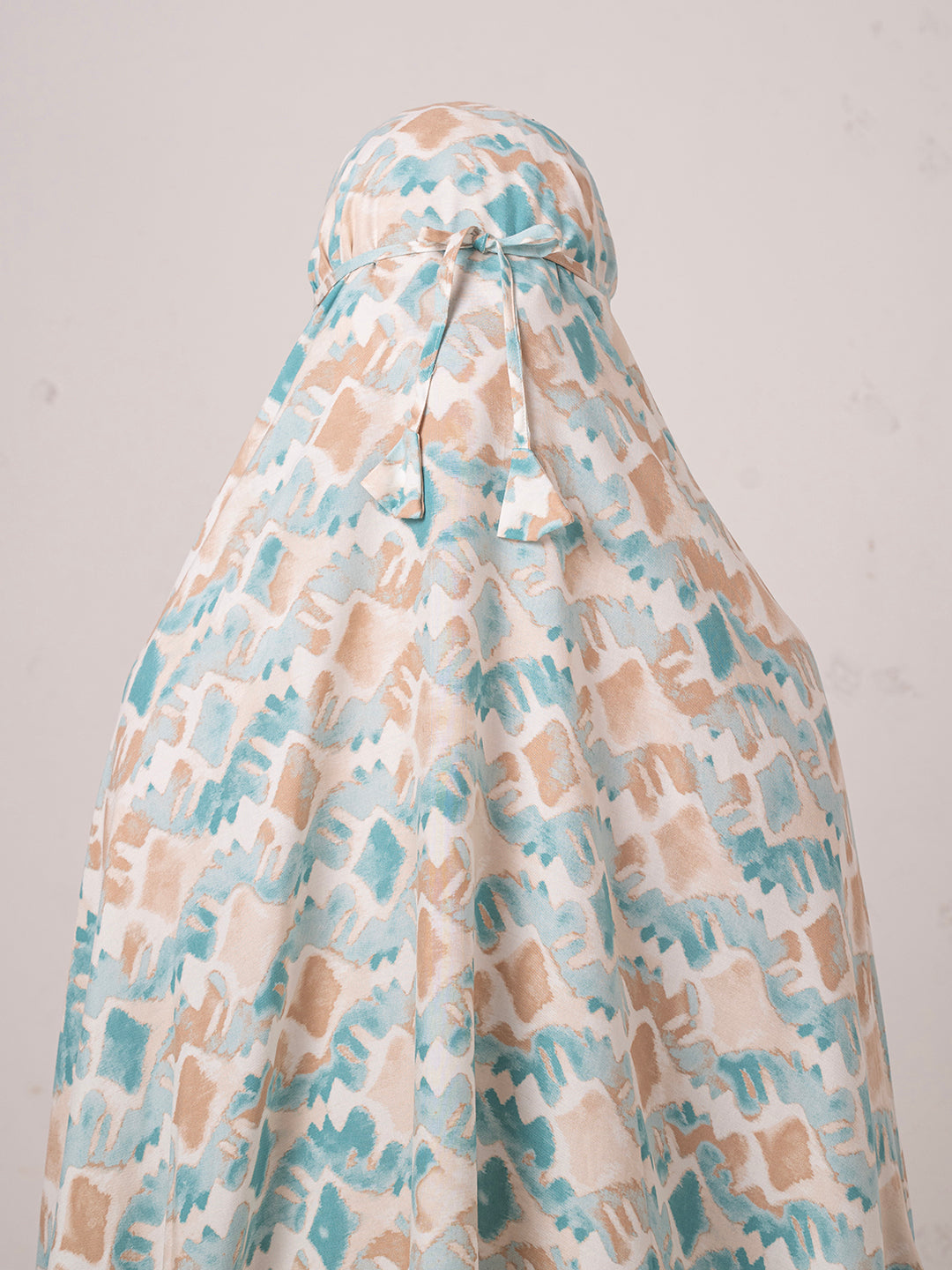Elegant Abstract Print  Premium Viscose Rayon Namaz Dupatta  – Comfortable One-Piece Prayer Wear