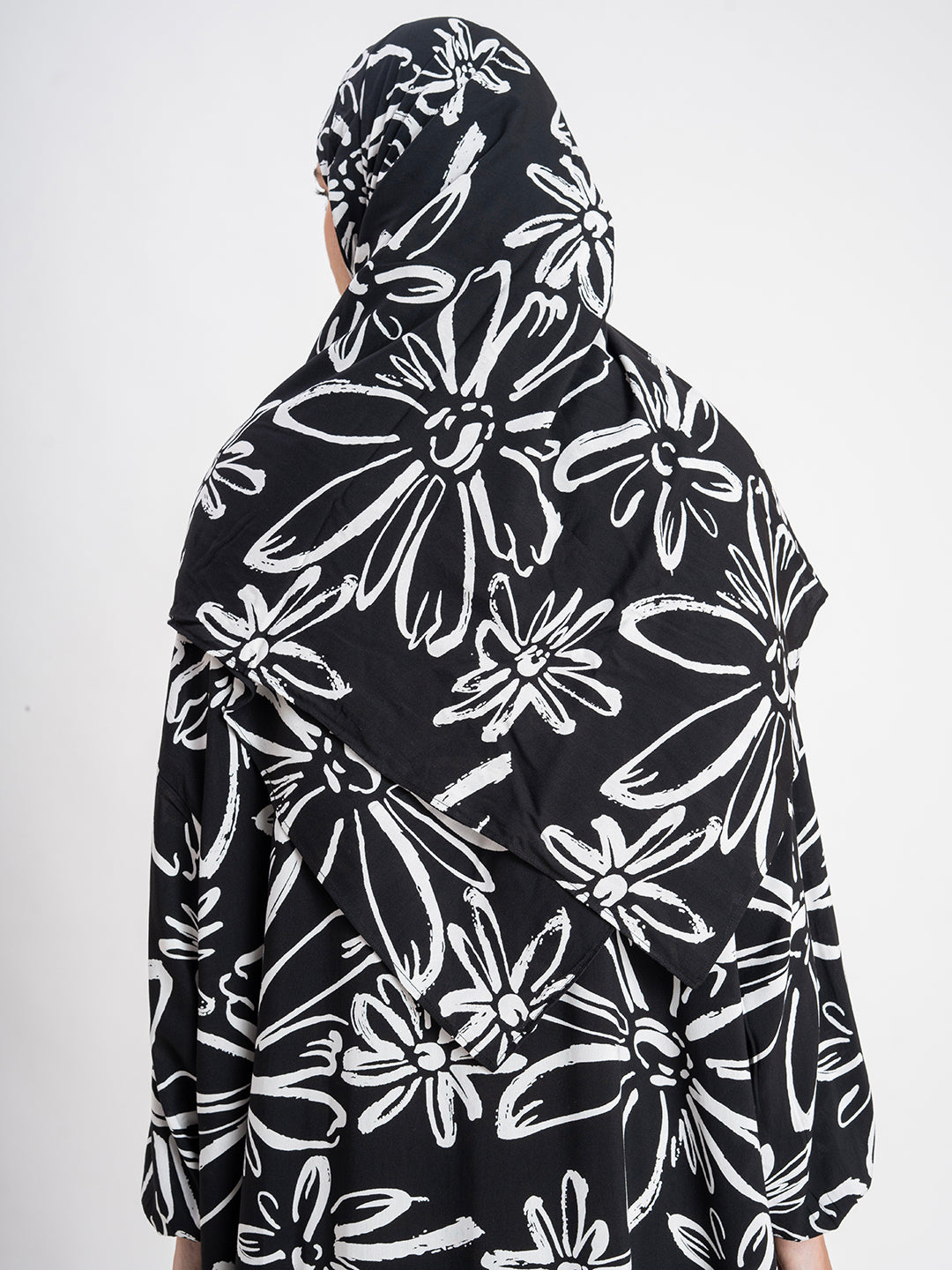 SANASH Collections Floral Printed With Scarf