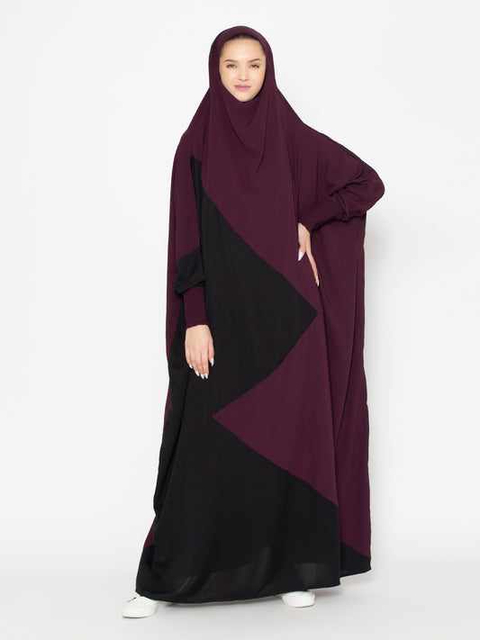 Elegant Twilight Dual Zig One Piece Jilbab
