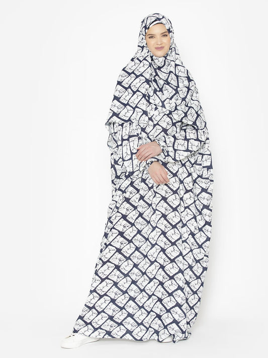 Printed Poppy Charming Prayer Gown