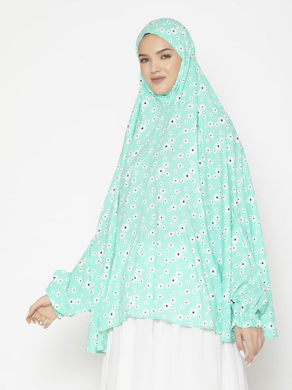 Minimal Floral Modest Namaz Dupatta